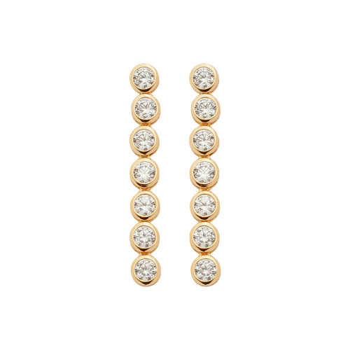 Imagem de Brinco Riviera Cascata com Zircônias